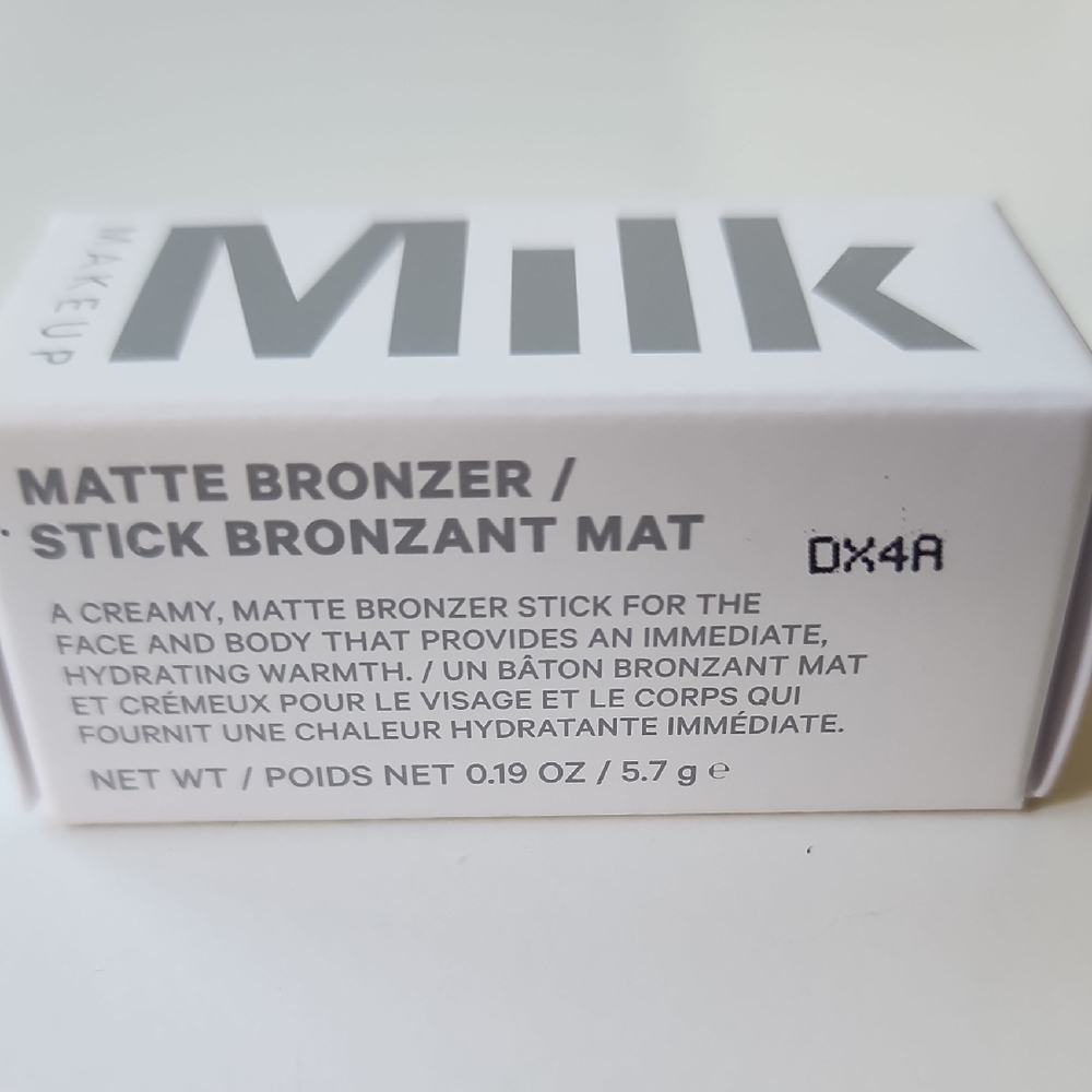 Milk Makeup Matte Bronzer in White Packaging Baked